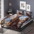 Bengal cat in fantasy adventures bedding set