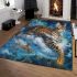 Bengal cat in fantasy worlds area rugs carpet