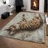 Bengal cat in humorous situations area rugs carpet