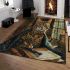 Bengal cat in magical academies area rugs carpet