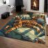 Bengal cat in slice of life settings area rugs carpet