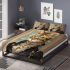 Bengal cat in timeless elegance bedding set