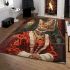 Bengal cat in timeless elegance area rugs carpet