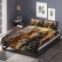 Bengal cat in timeless romance bedding set