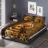 Bengal cat patterns and textures bedding set