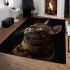 Bengal cat portraits area rugs carpet