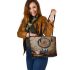 Breadfirst drink coffee and dream catcher leather tote bag