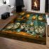 Bunch of owls drinking coffee area rugs carpet