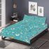 Butterflies and flowers scattered across bedding set