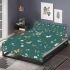Butterflies and flowers scattered across bedding set