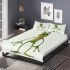 Cartoon frog standing on its hind legs bedding set