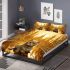 Cat in the golden palace bedding set