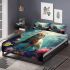 Cat in the underwater serenity bedding set