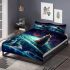 Cat's celestial contemplation bedding set