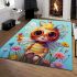 Cheerful garden fairy area rugs carpet