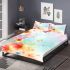 Colorful daisies and butterflies bedding set