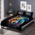 Colorful panda in the style of graffiti bedding set