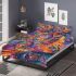 Complex and elaborate painting with unbelievably detailed bedding set