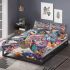 Complex and elaborately detailed abstract painting bedding set