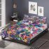 Complex and elaborately detailed abstract painting bedding set