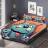 Cool cats having fun bedding set