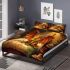 Cozy dragon tea time bedding set