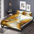 Create an oil painting of majestic deer standing bedding set