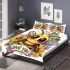 Cute baby bumblebee character bedding set