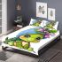 Cute baby turtle cartoon bedding set