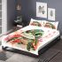 Cute baby turtle colorful corals bedding set