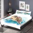 Cute baby turtle in the ocean bedding set