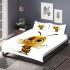 Cute cartoon bee bedding set