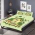 Cute cartoon frog eating ramen bedding set