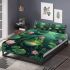 Cute cartoon frog in the water bedding set