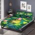 Cute cartoon frog in the water bedding set