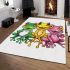 Cute cartoon frogs area rugs carpet