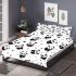 Cute cartoon panda pattern bedding set