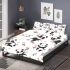 Cute cartoon panda pattern bedding set