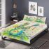Cute cricket and music notes bedding set