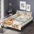 Cute dragonflies and music notes with banjo bedding set
