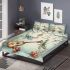 Cute dragonflies and music notes with banjo bedding set