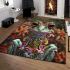 Cute frog with big eyes area rugs carpet