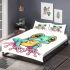 Cute little aquamarine color bedding set