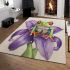 Cute little green tree frog with big red eyes area rugs carpet