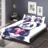 Cute panda making a heart with its hands bedding set
