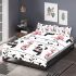 Cute panda pattern simple and cute bedding set