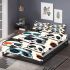 Cute pandas wearing colorful glasses bedding set