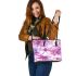 Cute pink dragonflies leather Chic Stylish Tote Bag & Women Totes: Perfect Gift for Girlfriend | Crossbody, Purse, Handbag