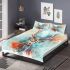 Deer in the style of watercolor bedding set