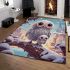 Dreamy owl's playground area rugs carpet
